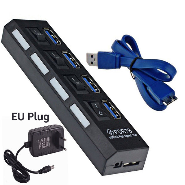 Ports HUB USB With On/Off Switc