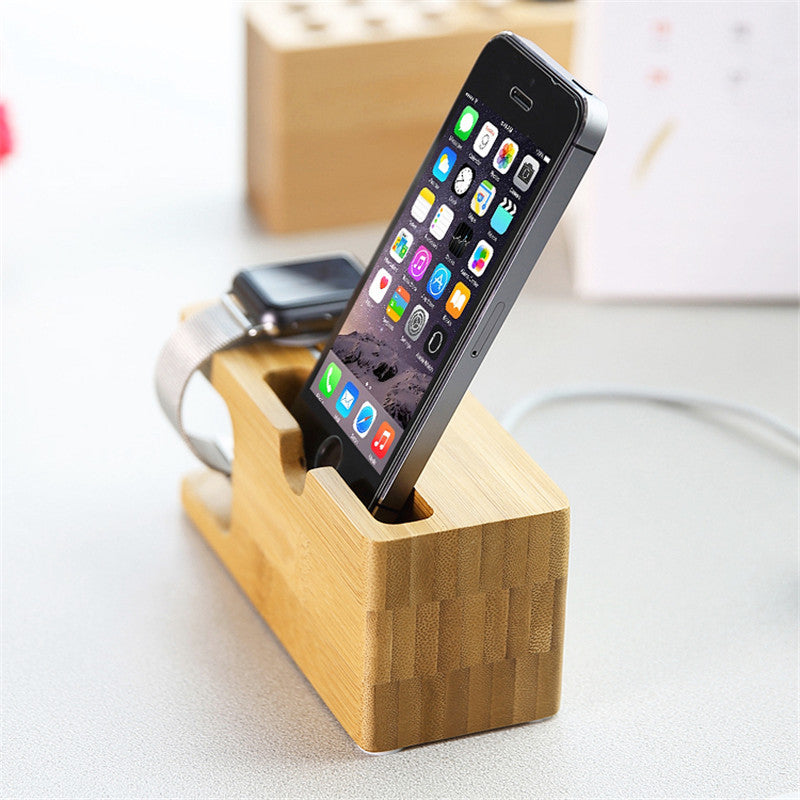 Genuinely Woody Phone Cradle Stand