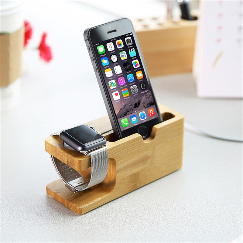 Genuinely Woody Phone Cradle Stand