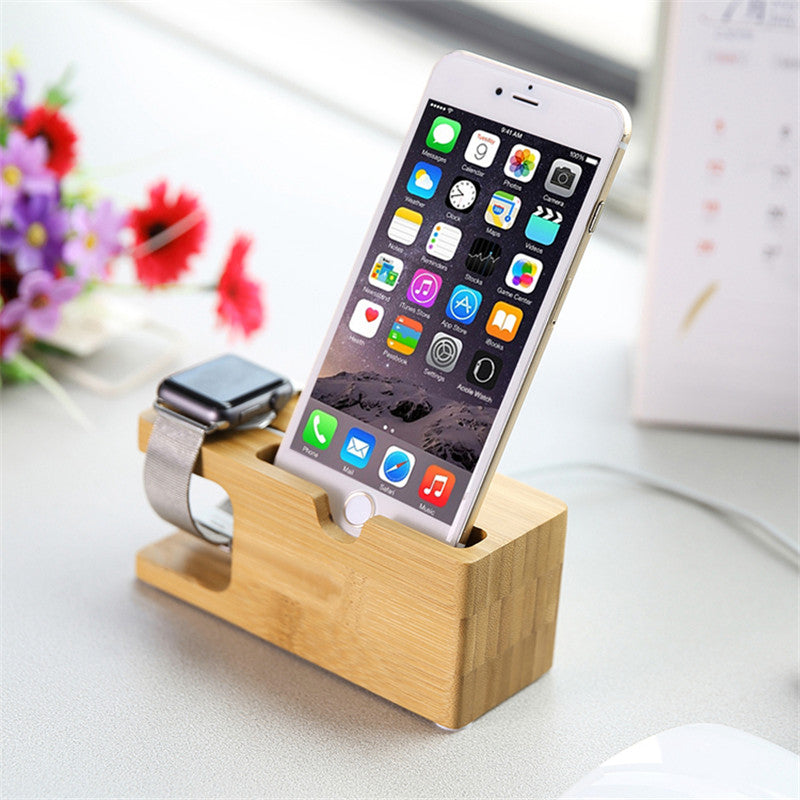 Genuinely Woody Phone Cradle Stand